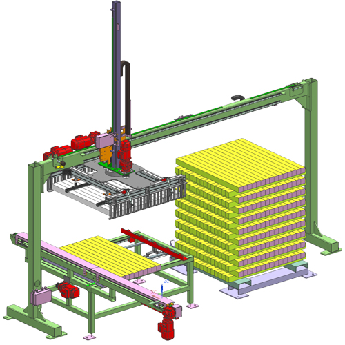 Automatic bottom pad machine